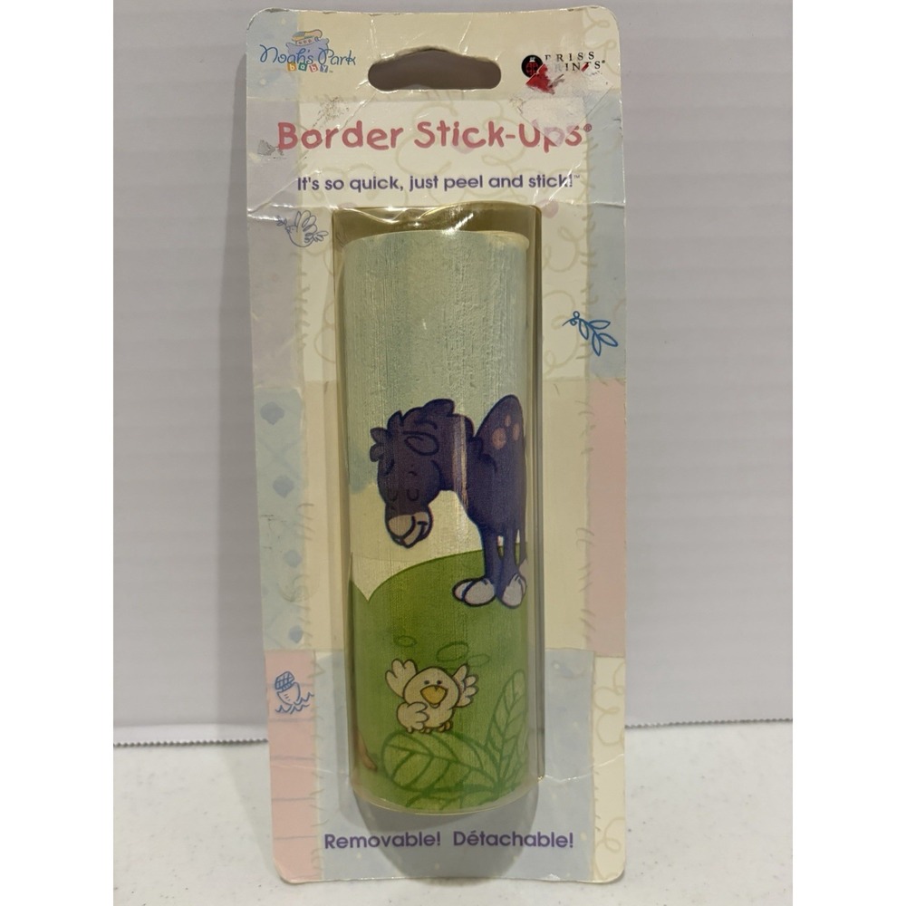 Noahs Park Baby Border Stick Ups 5"x15' Animals USA